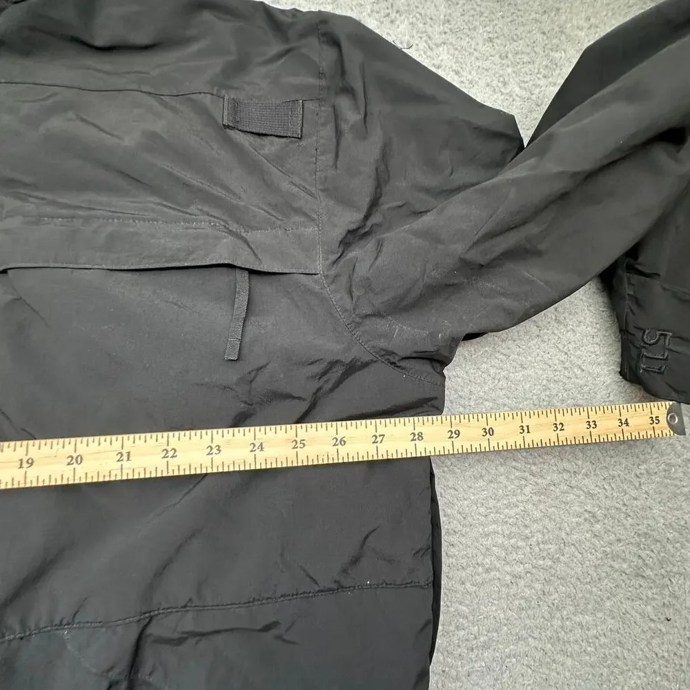 5.11 Tactical 48017 Waterproof Jacket Shell Only Full Zip All Weather Parka